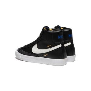Nike Womens Blazer Mid '77 SE | black , gold, hyper royal blue
